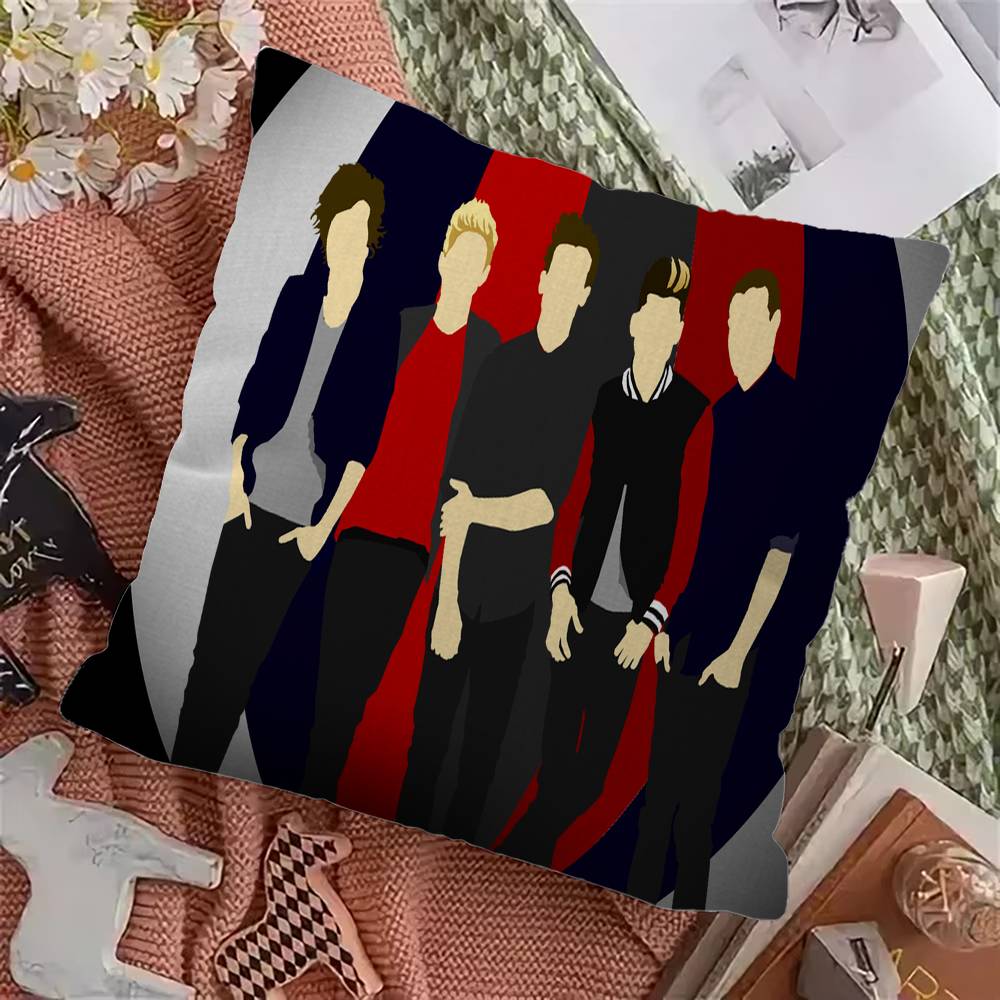 

Rock-One-Directions Pillow Gifts Home Office Furnishings Bedroom Sofa Car Cushion Cover case 45x45cm 12x12Inch