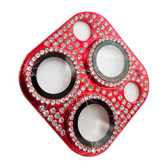 

Защитное стекло для объектива, прозрачная линза, взрывозащищенная, со стразами, ультратонкая, блестящая, устойчивая к царапинам пленка для камеры телефона для Iphone for iPhone 14 Pro красный