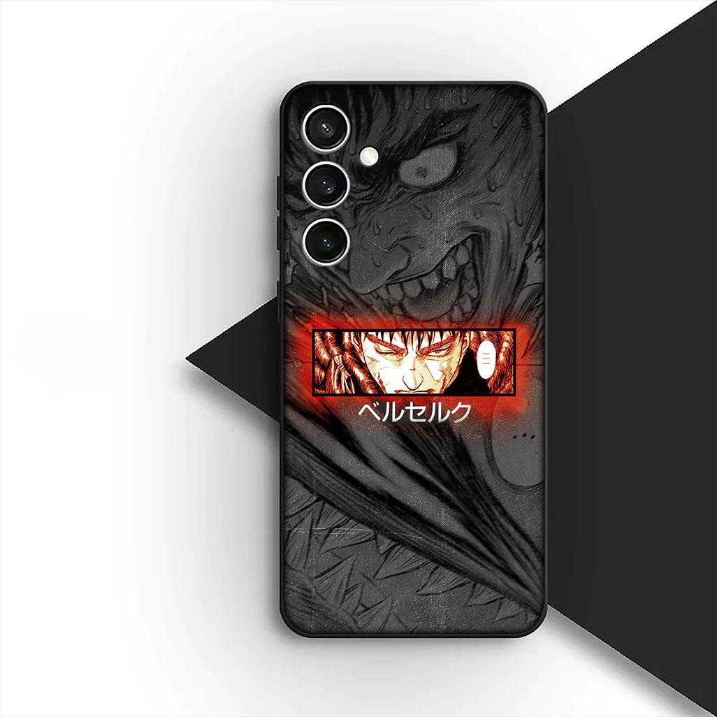 

Soft Cover for Motorola Moto G86 G57 E14 E15 G14 G34 G67 G84 G24 A54 G15 Power E22 Casing Phone Case Berserks Comics Guts Motorola Moto G15 Power