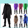 Encantadoras Capas com Capuz da Morte Para Mulheres e Homens Manto de Mago Halloween Cosplay