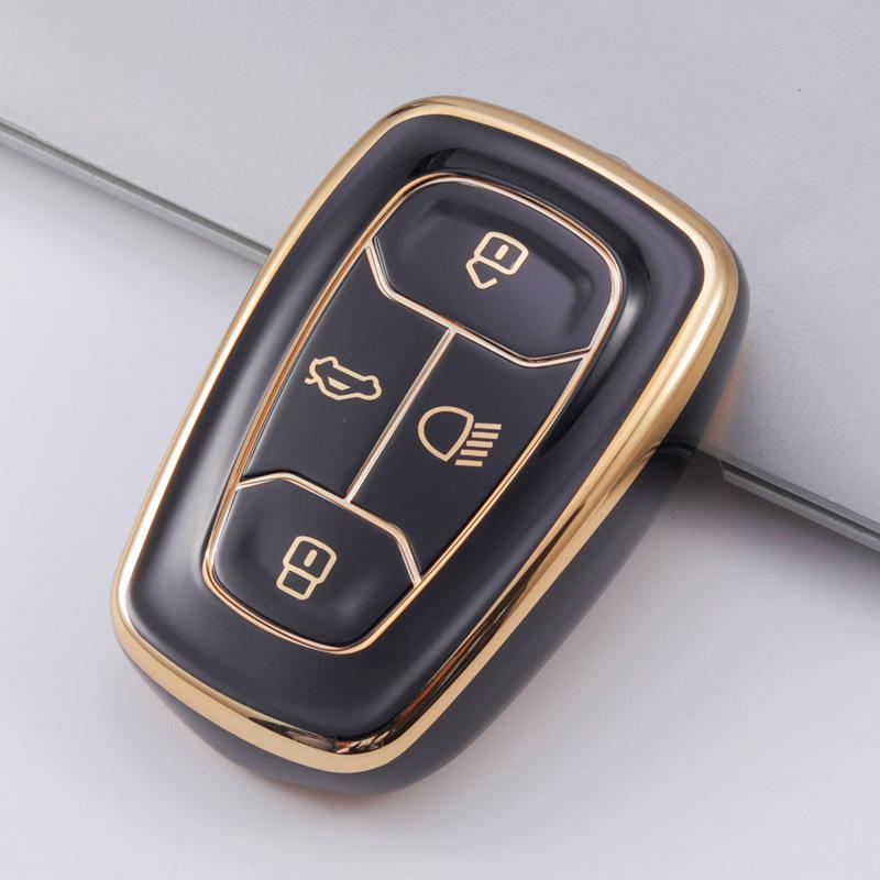 

Gold Edge Car Key Shell Cover for TATA Motors Smart Model in India