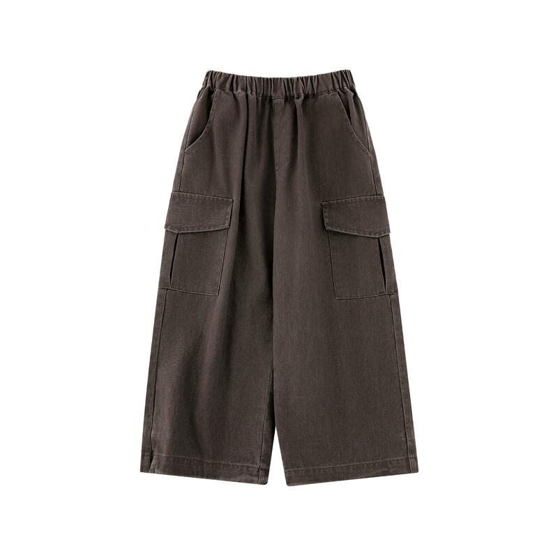 Boys  Casual Loose Straight Cargo Pants 90 cm