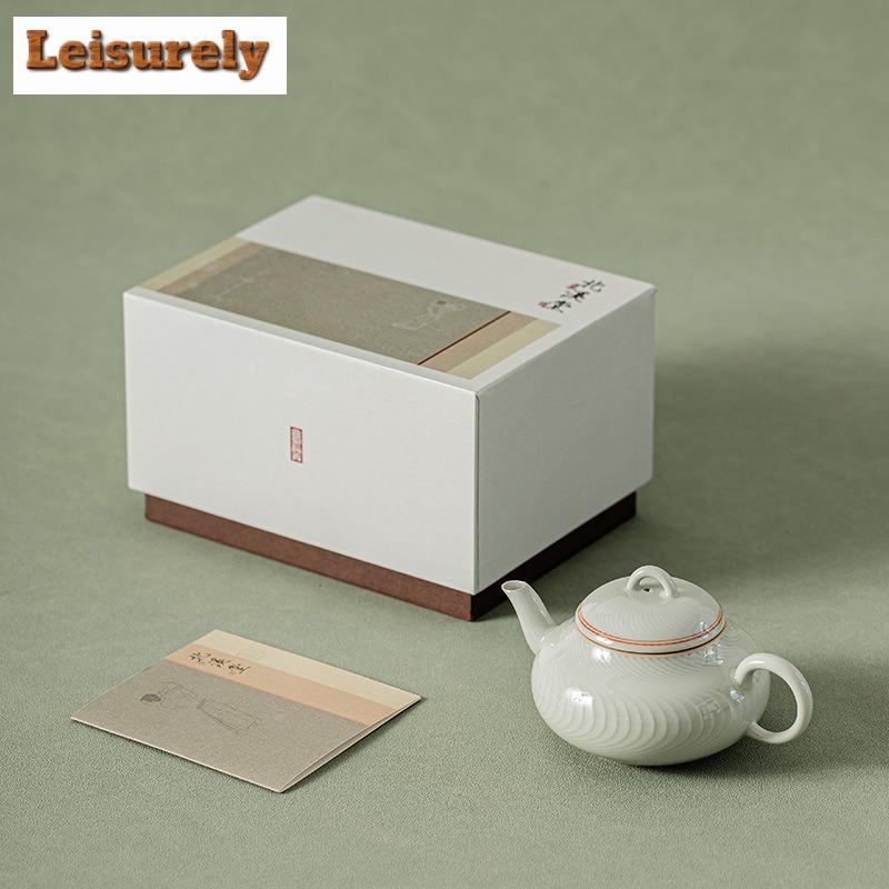 200ML Beixitang Handgemachte Eis-Terrassen-Farbe Teekanne Kreativer Topf Teebereiter Kessel mit Kugel-Loch-Filter Kung Fu Teeset Zubehör