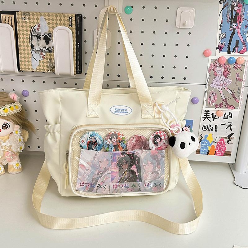 Japanese Ins College Large Capacity Tote Bag Bar Chi Zhaban Pain Bag Bag Tutorial Bag