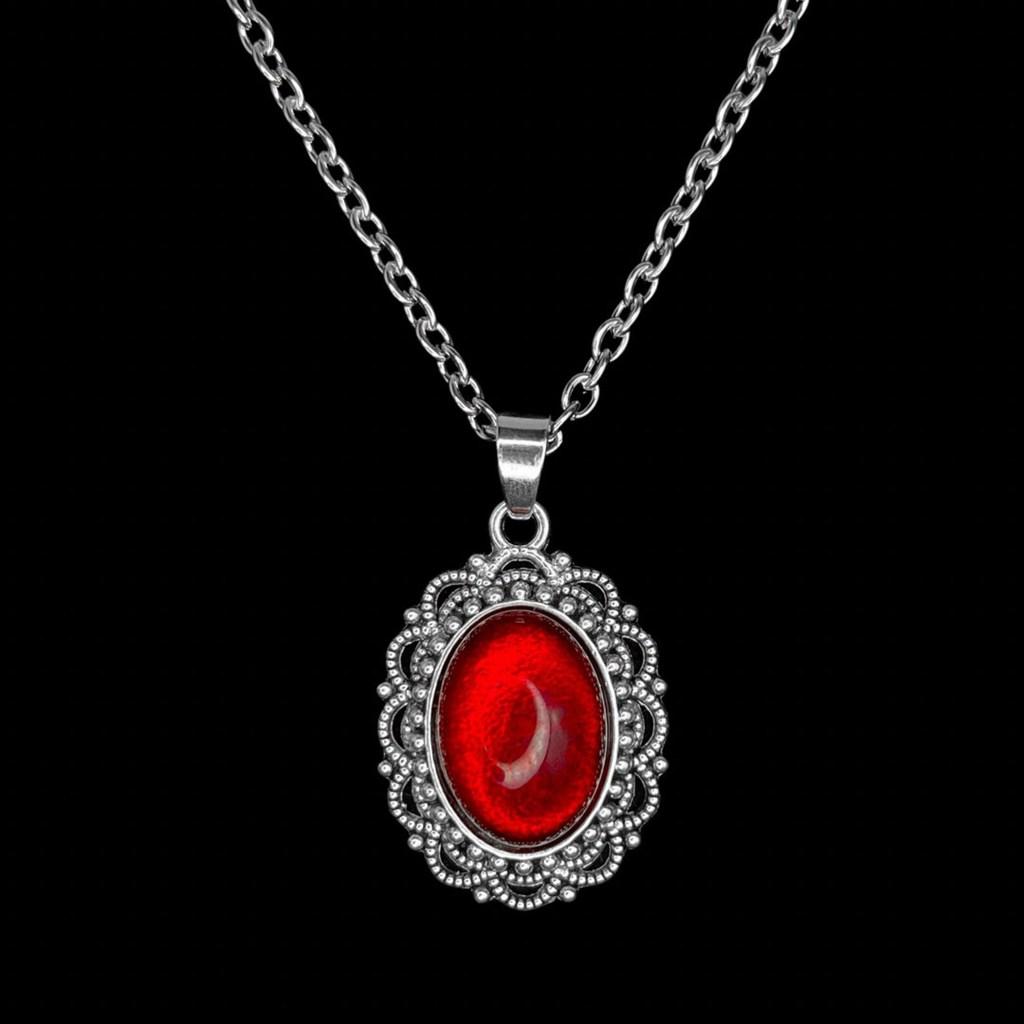 Ciondolo Gioiello Gotico da Vampiro Con Design Animale Ciondolo in Lega Per Donne