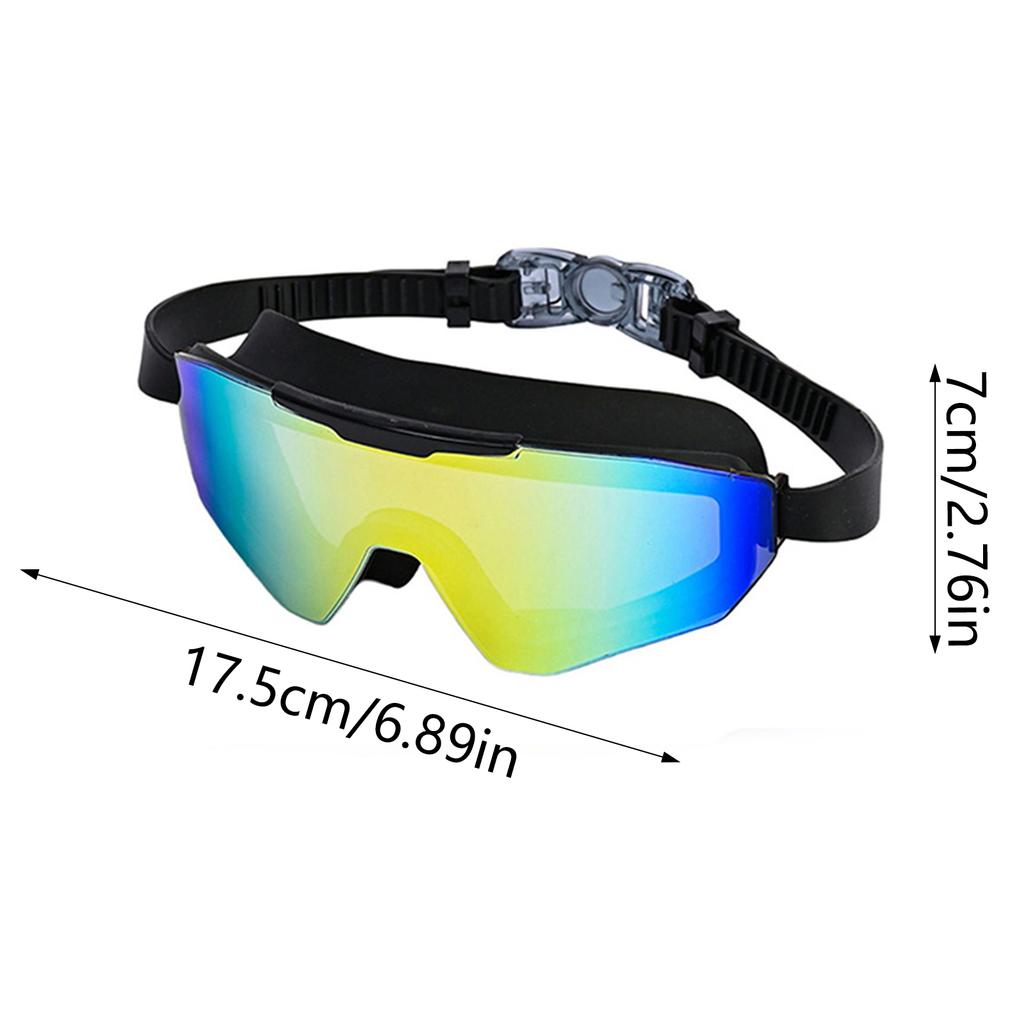 Large Frame Swimming Goggles Waterproof Anti-UV No Leaking Pool Goggles for Holiday Pool Accessories