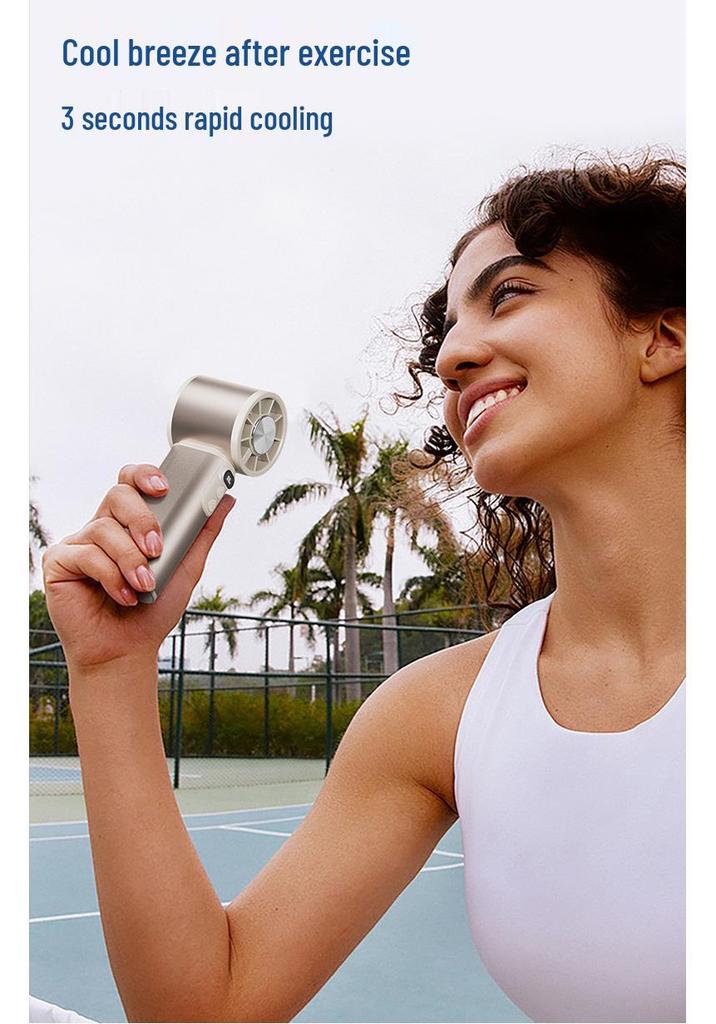 Rechargeable High-Speed Handheld Cooling Fan