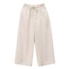 Women's 2025 Retro Linen Wide-Leg Pants - Summer/Fall Plus Size Casual Straight Leg
