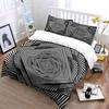 Geometric Optical Patterns Home Decor Kid'S And Adults' Bedroom Decor, Exquisite Three-Piece Bedding Set Gift