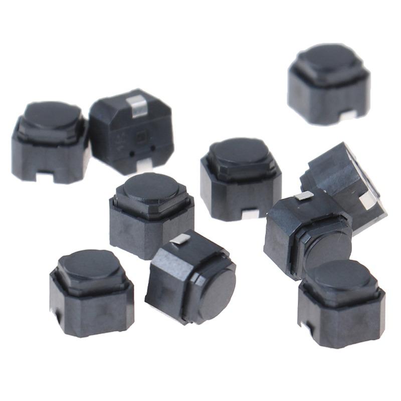 

10Pcs Silent Tact Switch 6*6*5mm Silicone Button Switch Touch Switch