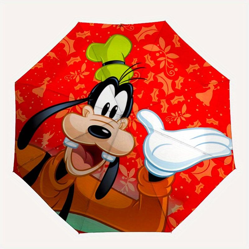 

1pc Goofy Automatic Folding Umbrella, 8-Rib Portable & Foldable Design, Highqualityy0722030