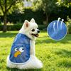Dog Cooling Vest Breathable Fabric Summer Outdoor Hiking Walking Beach Activities Cartoon Prints Large Size