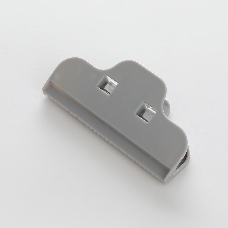 

Кухонный уплотнительный зажим для еды, чай, сухое молоко, кофе, закуска, уплотнительный бар, уплотнительный зажим для сохранения свежести, пластиковый пакет серый