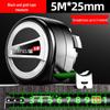 German Fluorescent Stainless Steel Measuring Tape - 5/3/10 Meter, Thickened Anti-Cut Design for Household Use