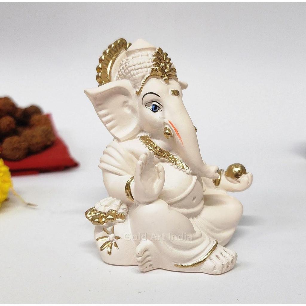 Ganesha Idol | Ganesh Statue Home Decor | Ganesha Murti Office Desk, & Ganpati Idol Car Dashboard