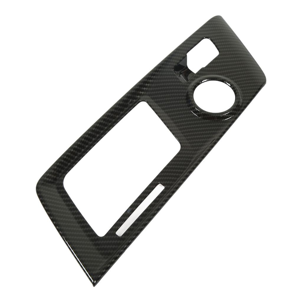 Bilväxellådslock Trim Kolfiberstil Konsol Växlingspanel Ram Klistermärke Ersättning för Corvette C7 2014–2019