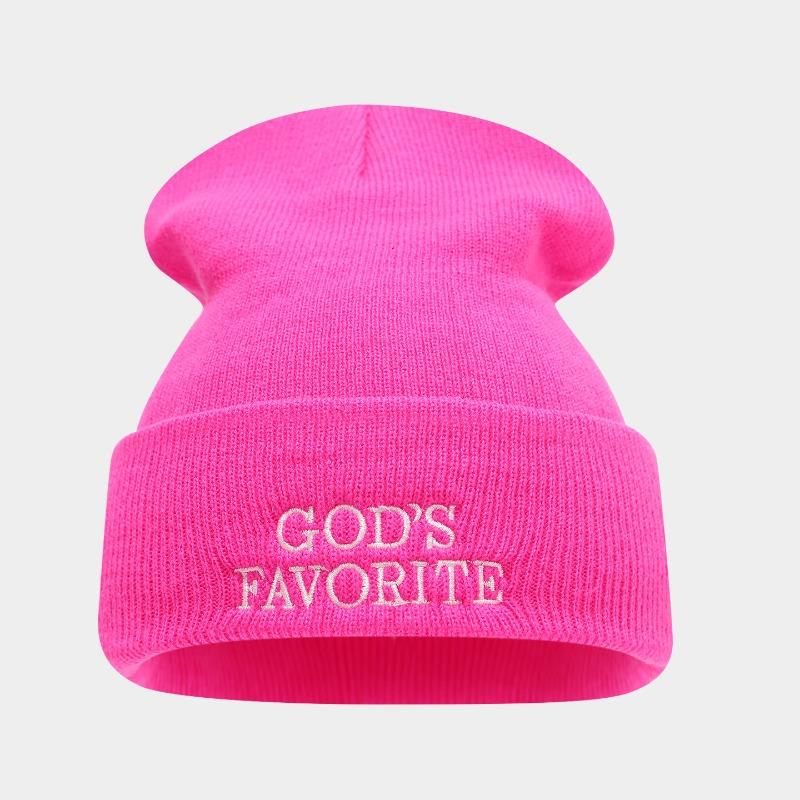 Outdoor Sport Mode Strickmütze Damen Street Fashion Spice Girl Alphabet Wollmütze Paar Trendmütze Kaltmütze Herren