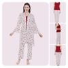 Summer 2026 Floral Women's Pajamas Three-Piece Set Long Sleeve – Wearable Outdoors, In Stock