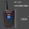Baofeng BF-C50 Mini Handheld Walkie Talkie for Restaurant, Hotel, KTV