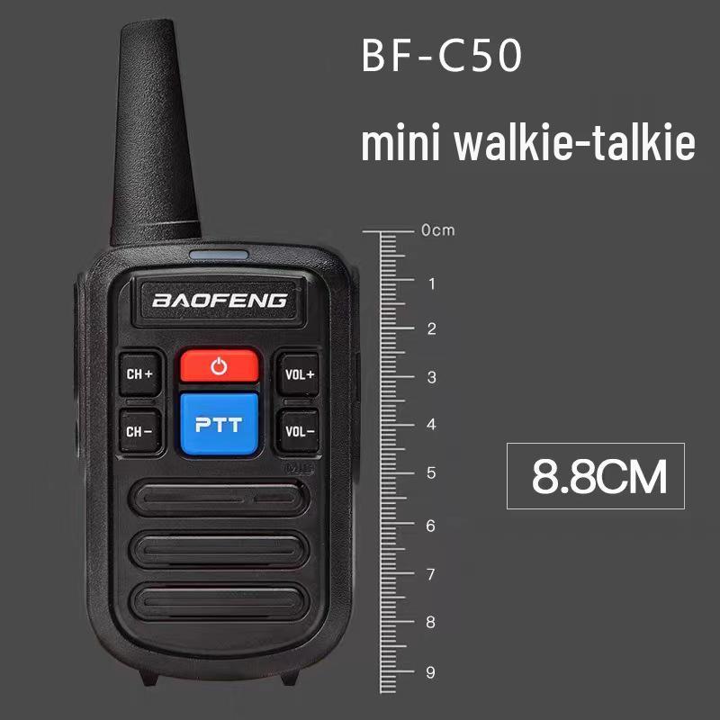 Baofeng BF-C50 Mini Handheld Walkie Talkie for Restaurant, Hotel, KTV