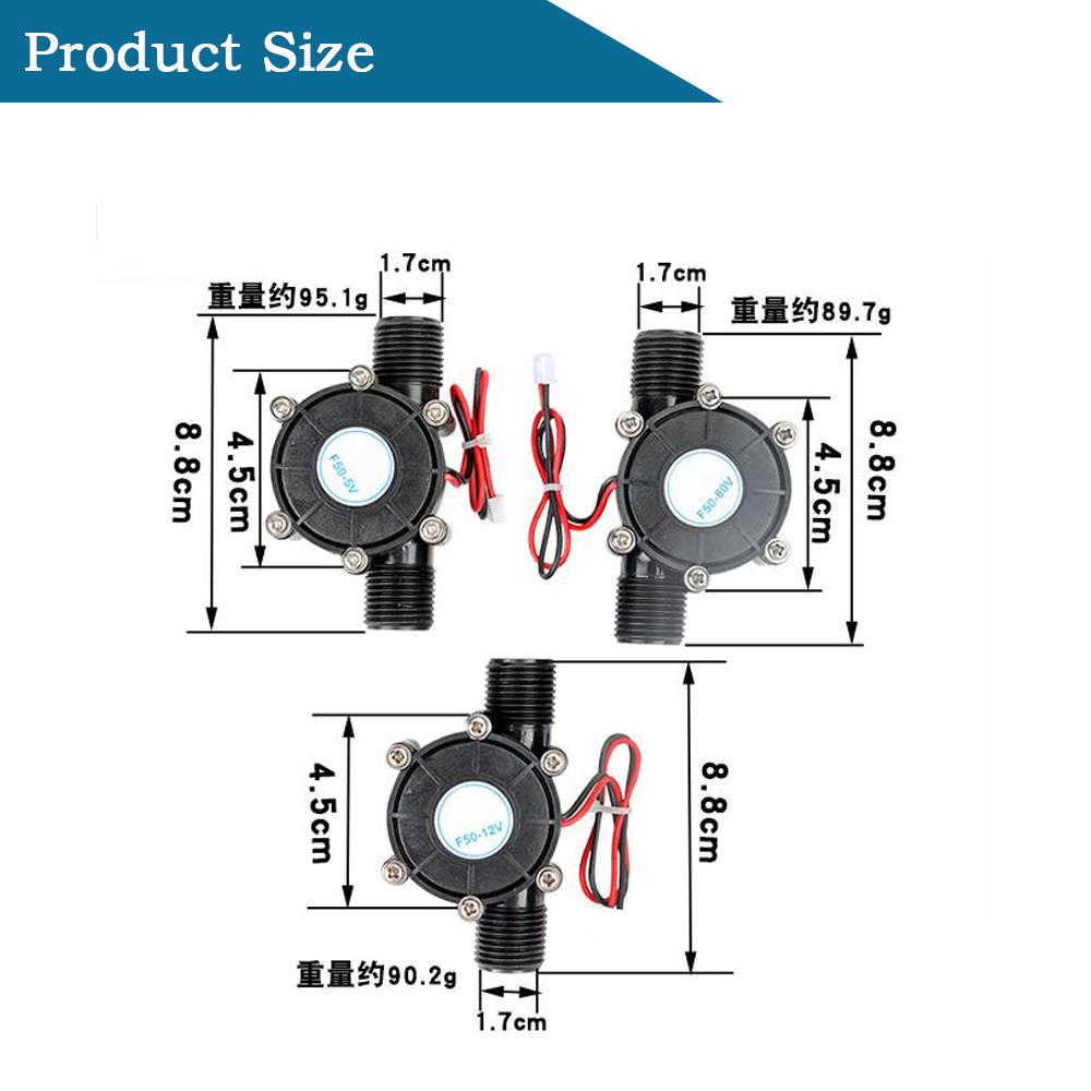 Micro-hydro Generator DC12V Water Flow Pump Turbine Hydroelectric Power Energy Generators Mini Water Turbinen Generator