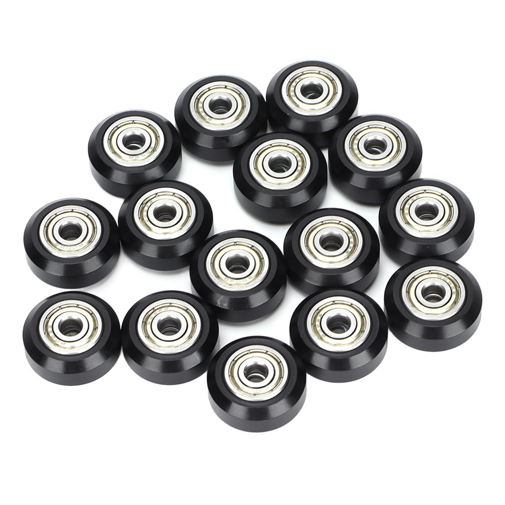 15Pcs V Shape Wheels POM Pulleys 3D Printer Accessories for Ender 3 for Tevo Tarantula