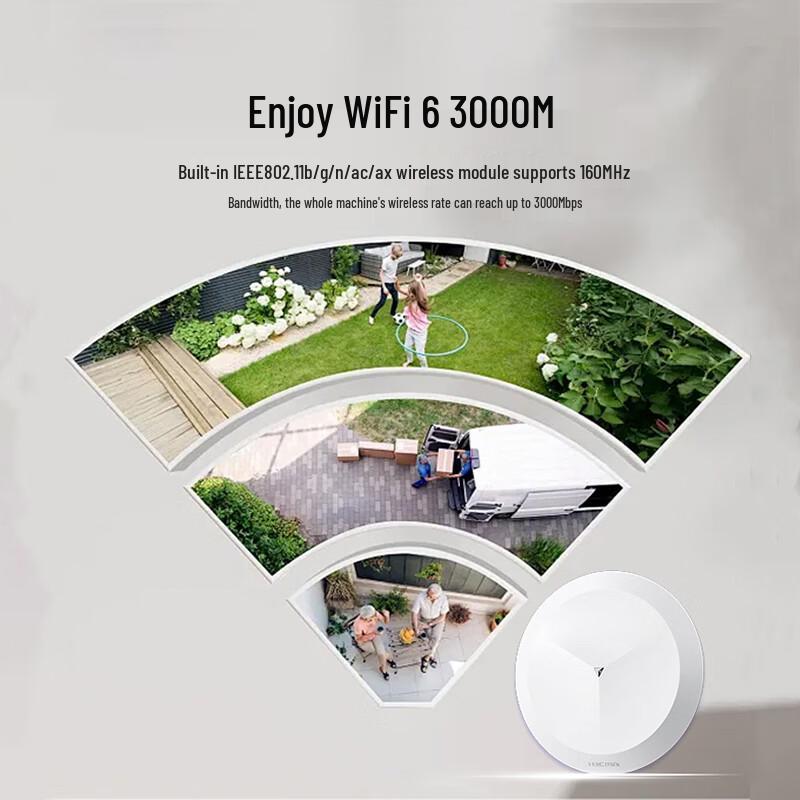 H3C Mini AX3000CQ WiFi 6 Ceiling-Mount AP (CN Version)