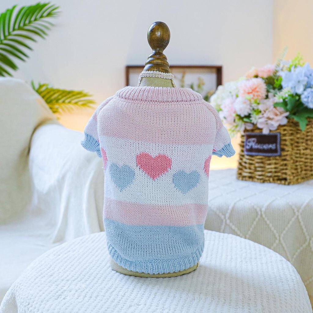 Cozy Autumn/Winter Floral Sweater for Pets