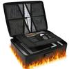 Octantis Fireproof and Water Resistant Document Case with Dial Lock 36×27×10.5 Cm Large Capacity