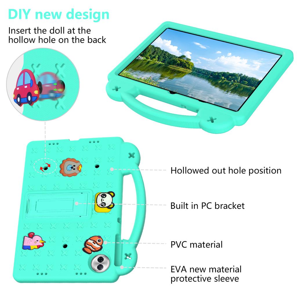 Kids EVA Case for Huawei Honor Pad 20 12.1 Cute Bear Handheld Stand Shockproof Cover for Honor Pad 10 12.1 HEY3-W00
