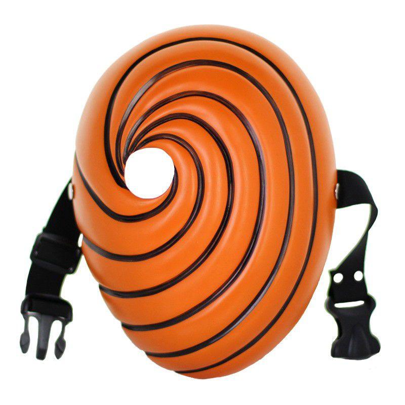 Naruto Tobi-mask av hög kvalitet i harts för Halloween Cosplay-kostymer