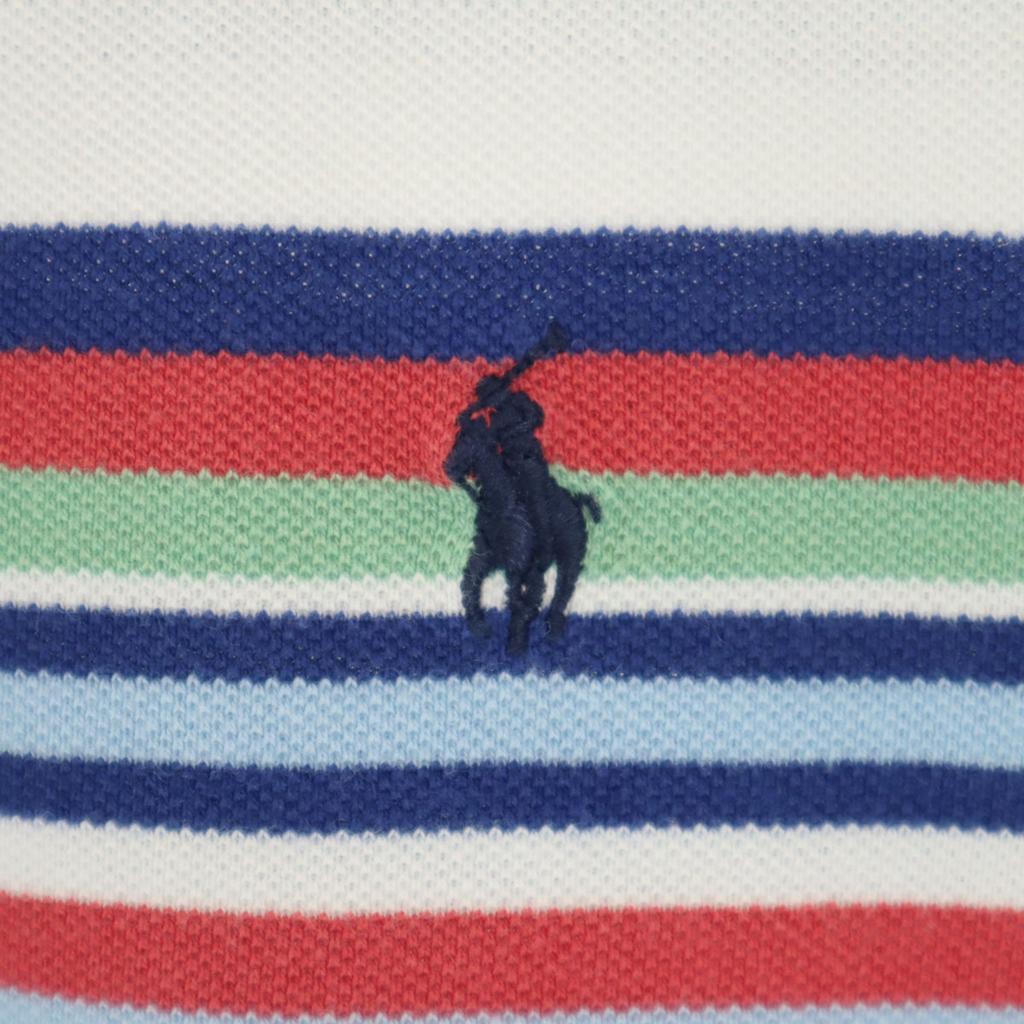 Polo by Ralph Lauren Border Pattern Short sleeve Polo shirt Kanoko fabric Kid's Used