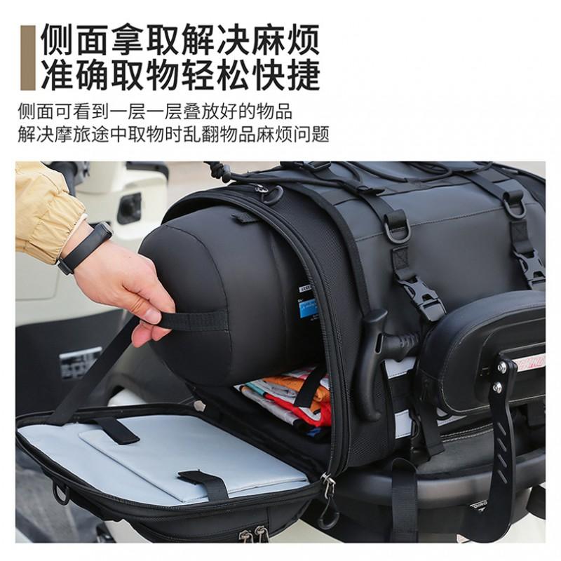 Borsa Posteriore per Moto Grande Capacità Pacco da Viaggio Borsa a Mano da Esterno Borsa da Sella Borsa da Viaggio per Bicicletta