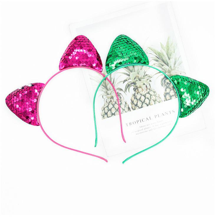 Sequin Cat Ears Headband for Kids - Cute DIY Fabric Hair Accessory