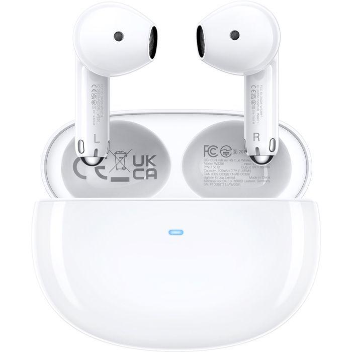 Ugreen Słuchawki bezprzewodowe WS201 HiTune H5 True Wireless Earbuds (ANC, 6 h, Kabellos), Kopfhörer, Weiss - Bild 4