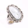 Natural Aquamarine Gemstone Handmade 925 Solid Sterling Silver Ring S.6.5 H4i09