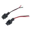 2Pcs Socket Wires Male Adapter Bulb Copper Wiring Harness for Headlight Fog Lamps 12V‑24V