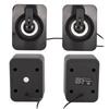 A2 Mini Computer Speaker Stereo Clear Bass Less Distortion USB Powered Wired Small Speaker for for Desktop PC Laptop