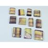263Cts. Natural Rainbow Fluorite Octagon Cabochon Loose Gemstone 11 Pcs Lot C-922