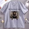 The Lion TShirt The Lion Does Not Concern Himself T Shirt Funny Cotton Short Sleeve Round Neck Tshirt Loose Streetwear Clothes