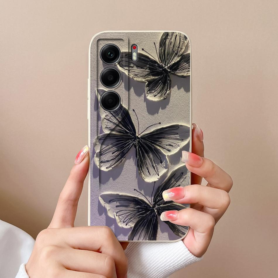 For Tecno Camon 40 Pro Phone Case Cute Animals Soft Back Cover Liquid Silicone Phone Shell For Camon40 Pro 4G 5G Anti Drop Funda