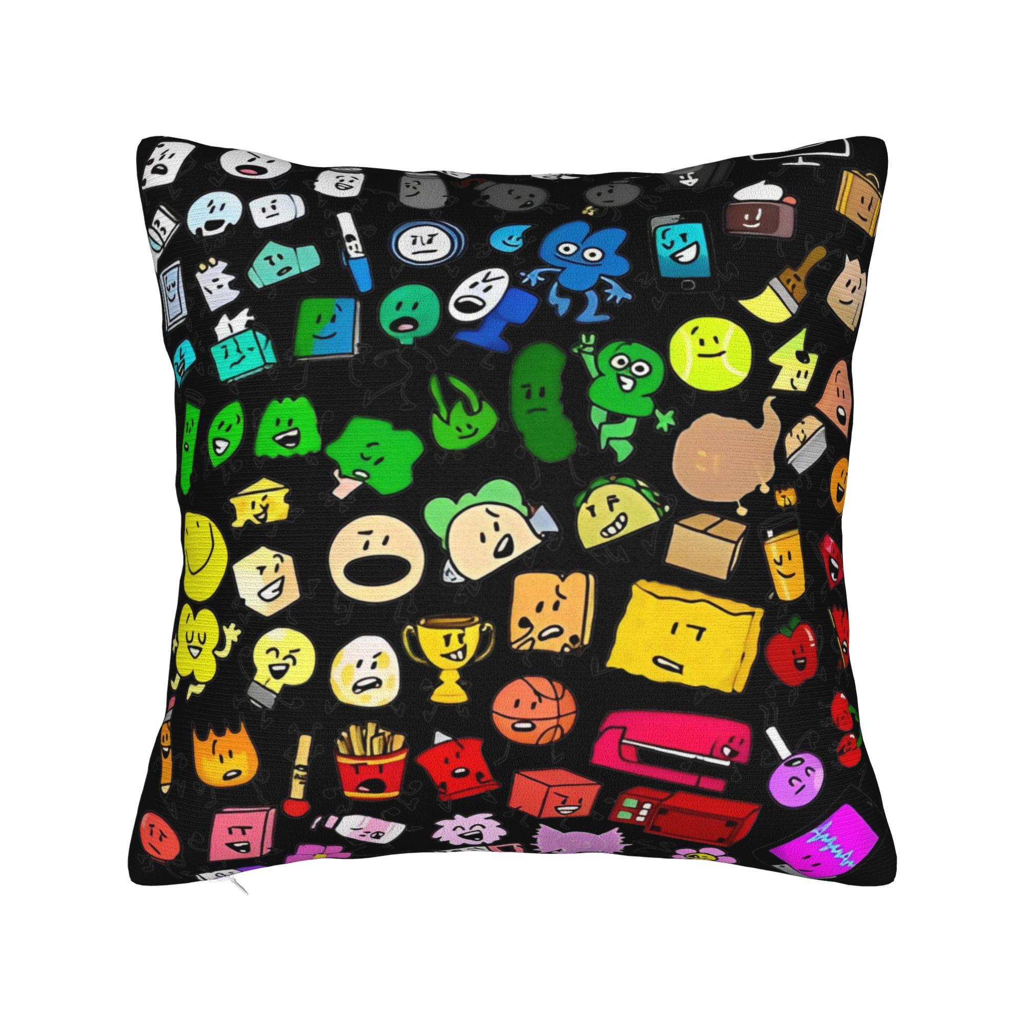 Мультяшные квадратные наволочки Чехлы для подушек Bfdi Наволочка на молнии на заказ Декоративная наволочка для дивана 18 x18 12x12Inch