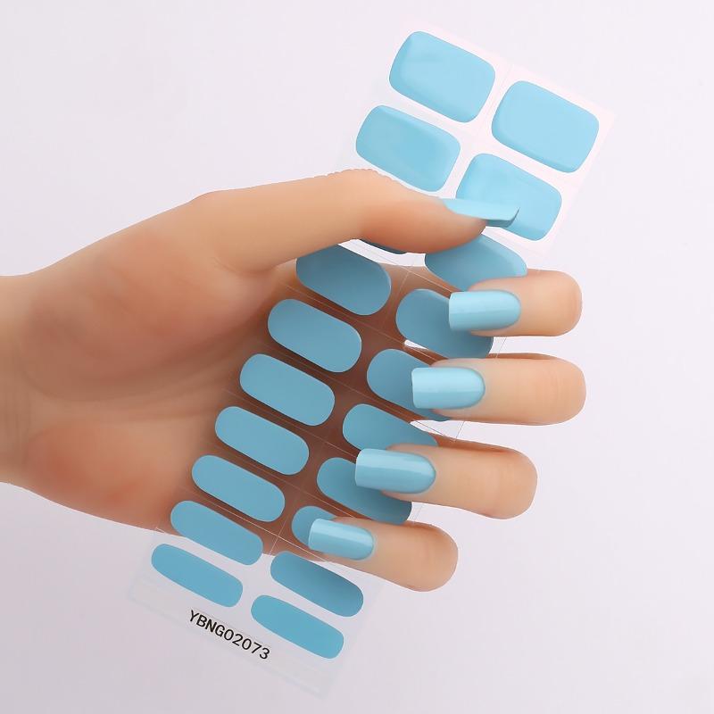 Semi-curing Light Therapy Nail Stickers Gel Nail Stickers Semi-curing Light Lamp Nail Stickers Harden, Last Long and Are Waterproof