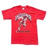 Vintage 80er Indiana Hoosiers Nationale Meister 87 NCAA Football Sport T-Shirt