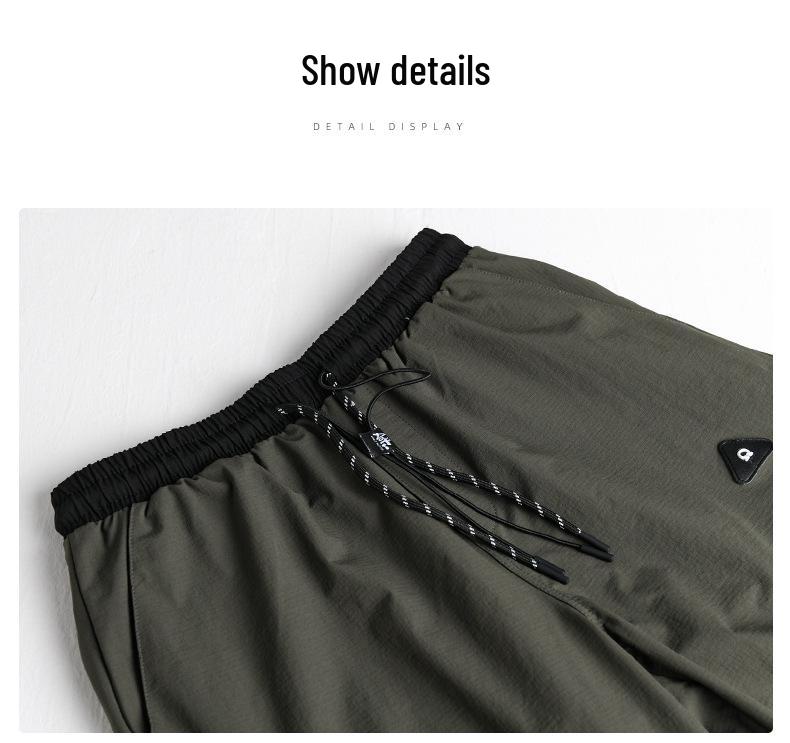 Men's Loose Fit Casual Pants K213 - Comfortable Outdoor Workwear for Spring and Summer
