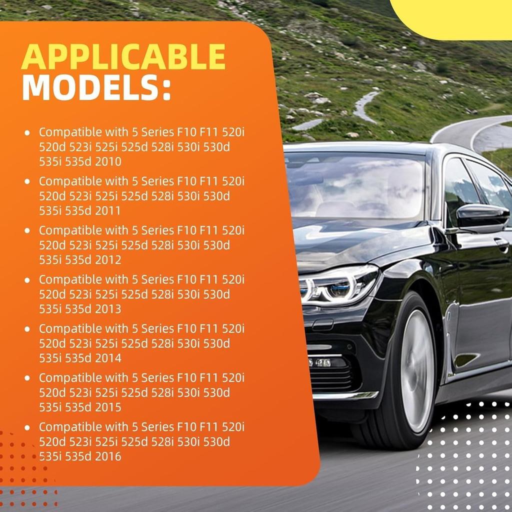 Beige Interior Door Pull Handle Kit Compatible With5 Series F10 F11 520i 520d 523i 525i 525d 528i 530i 530d 535i 535d 2010-2016 Window Switch Armrest