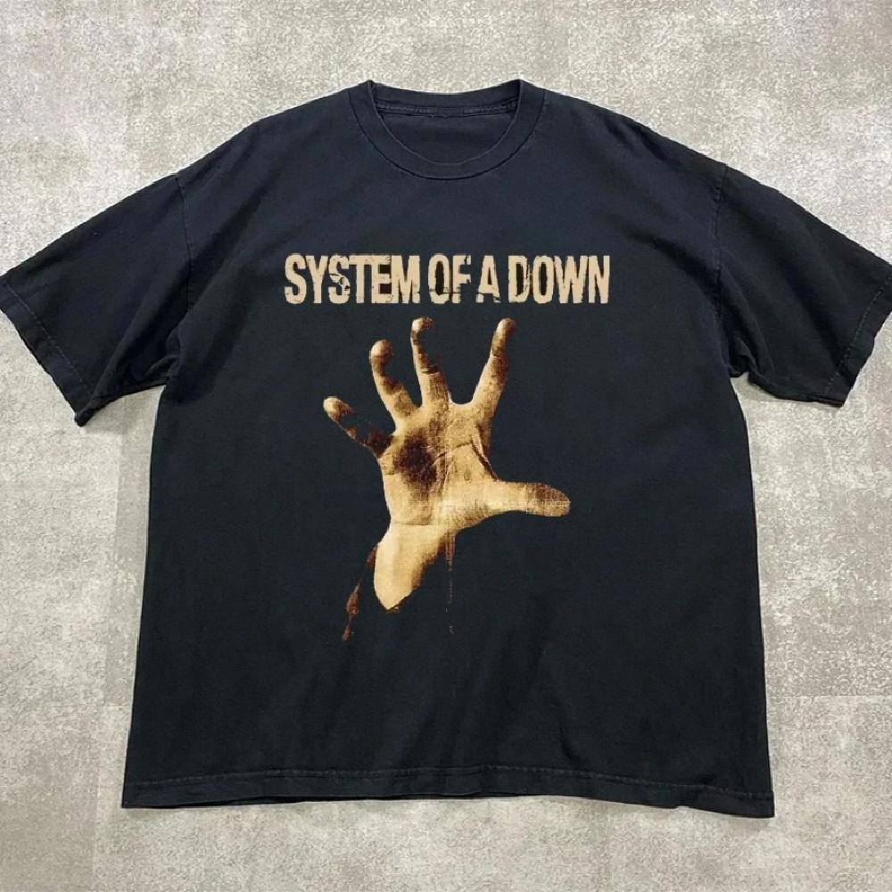 

Футболка System of A Down Band 2025 года, хлопковая мягкая летняя футболка для мужчин и женщин, модная футболка для мужчин, рок-музыка, уличная одежда, футболки, топы XXXXXL