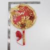 Finished Product Bride Group Fan Bride Xiuhe Ancient Style Decorative Fan Xiuhe Clothes Fan Round Fan Hand Holding Fan Tuan Fan