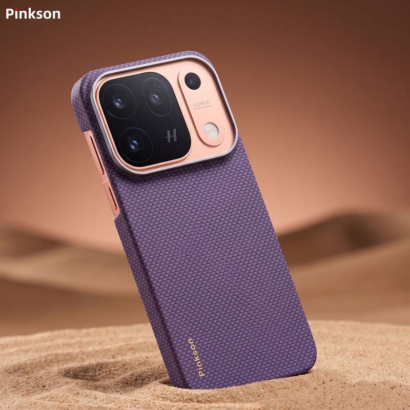 Pinkson Aramidfaser Magnetische Hülle für OPPO Find X10 Pro Max Find X10ProMax gray