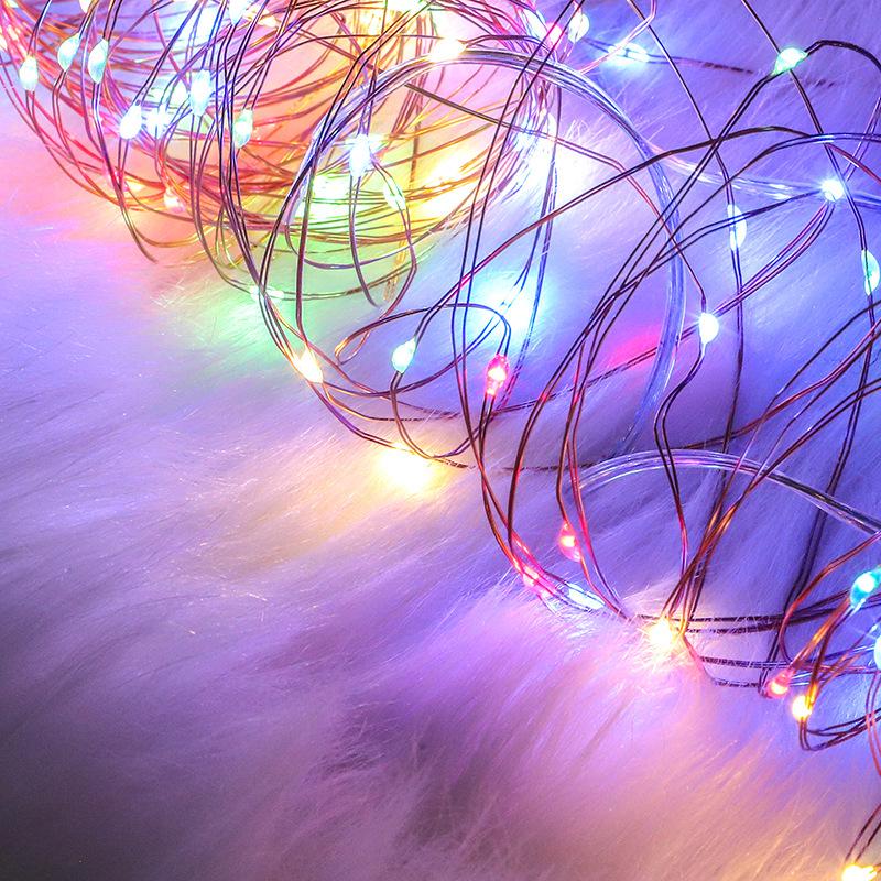 Outdoor Solar-Powered LED String Lights with Remote Control - Waterproof Copper Wire for Decorative Holiday Atmosphere